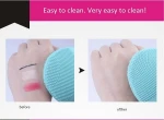 Electric Silicone Facial Cleansing Brush Sonic Vibration Massage USB Rechargeable Smart Ultrasonic Face Cleaner Beauty Tool