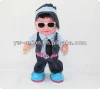 Electronic Battery Operated Sing Gangnam Style Music Dance Vinyl Boy Doll