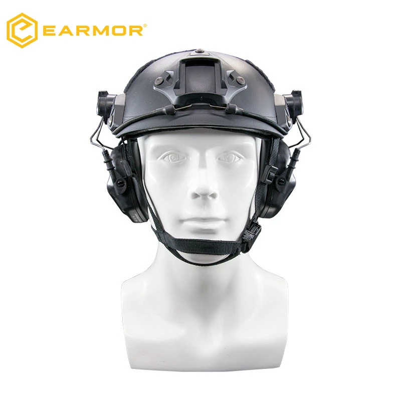 Electronic Hunting Hearing Protector Tactical Shooting Earmuff EARMOR M31H ARC Tactical Military Helmet Headset