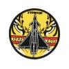 Embroidered Textile Badges Custom Patch Factory Custom Design 3D Embroidery Typhoon Tiger Logo Air Force Patch