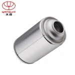 Empty Chemical Spray Tinplate Aerosol Can With Valve Nozzle And Top Plastic Caps