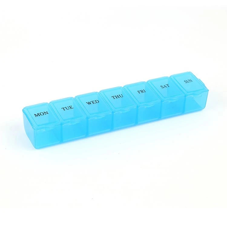 Environmental Health Comfortable Design 7 Days Pill Tablet Plastic Storage Box
