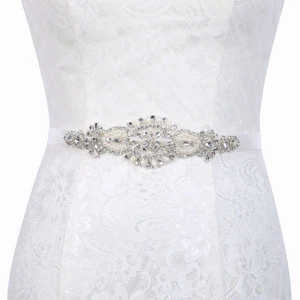 Eslieb Rhinestone Belts For Wedding Dresses Wedding Belts And Sashes Bridal Belt Crystal Belt Wedding Cinturon De Novia 2019