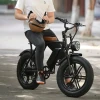 EU in stock fat bike 750w 1000w OUXI V8 electric bicycle fat tire electric bike 20inch dirt vintage retro E-bike for adults