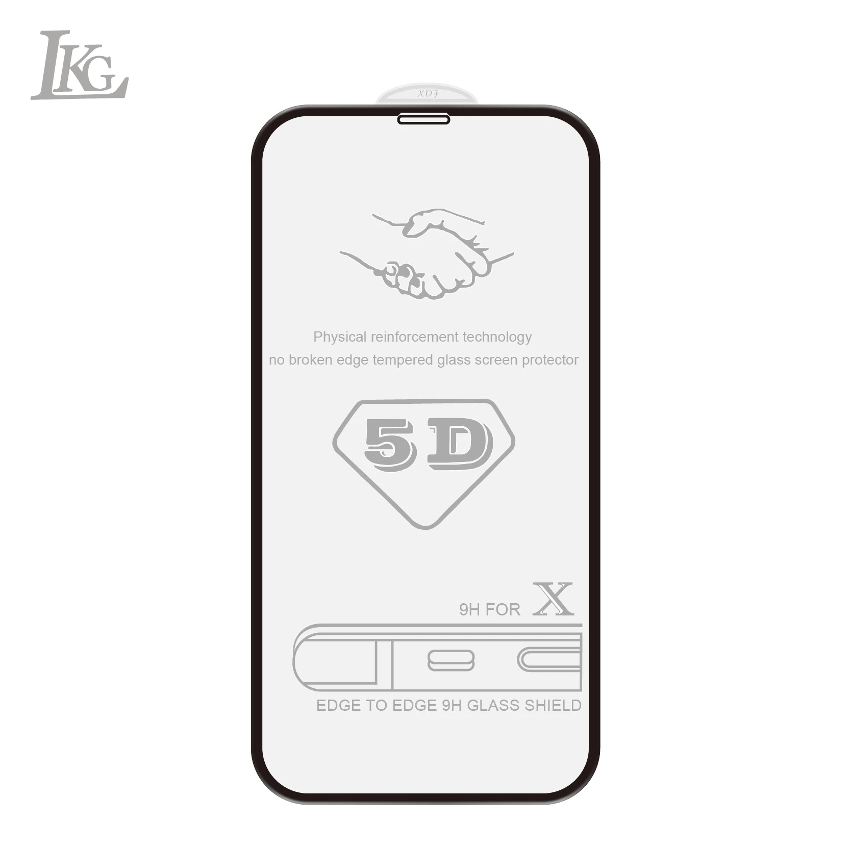 Exquisite Workmanship 5D Cold Carving Screen Protector Tempered Glass Protector for IPhone Series