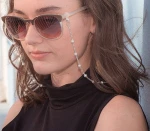 Eyewear Accessories,Beaded Pearl Eyeglass Holder Straps