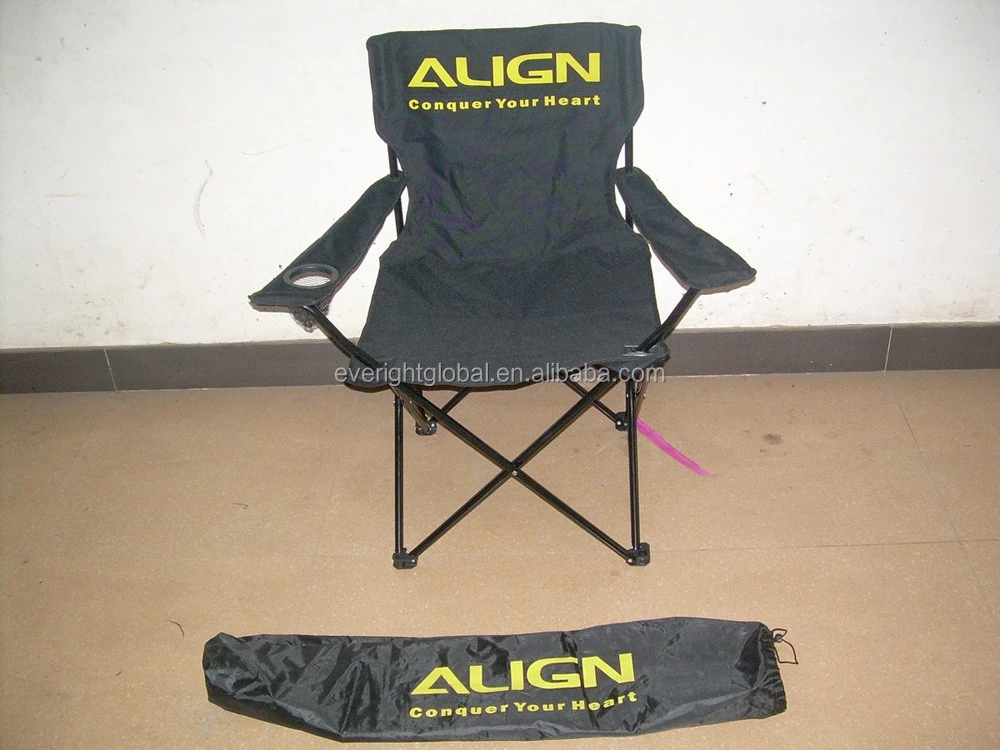 F330 Promotional folding 600D nylon beach chair with custom logo and carring bag with low MOQ