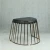 Import Fabric Upholstered Seat Platner Style Metal Wire Low Bar Stool from China