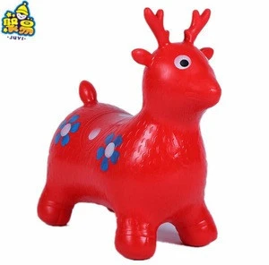 Factory direct sale Cheap pvc inflatable jumping horse animal toy