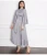 Import Factory Direct Sales Dubai Premium Satin Ruffle Sleeve Dress Muslim Women from China