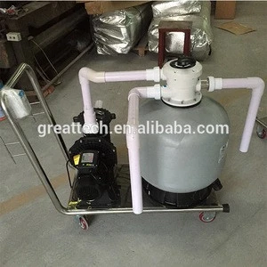 Factory direct sales popular sales swimming pool sand filters with pump