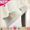 Factory directly wholesale sofa 100% acrylic super soft touch gery white cable knit blankets/chunky knit sweater blankets throws