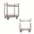 Import Factory Hot Sales 300 Kg Folding Double Wheel Platform Structure Dental Delivery Hand Stainless Steel Foldable Hand Truck Cart from China