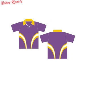 Factory OEM cricket jersey pattern mesh design sportswear