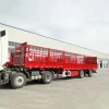 Factory Price Fence Semi-Trailer 50-80 Tons Cattle Livestock Freight Truck High Hurdle Trailer