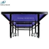 Factory price indoor gym folding standard Table tennis Lifting household table tennis table competition with reel