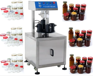 factory price twist off capping machine with vacuum sealing cap