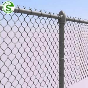 Factory price used Chain link fence and gate woven iron diamond wire mesh