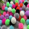 Factory Wholesale Polyester 3cm/4cm/5cm/8cm Yarn Pom Pom For Clothing Accessories