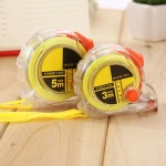 Factory wholesale steel tape measure high wear resistant engineering tape measure household multifunctional transparent ruler