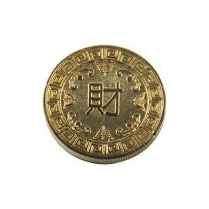 Fashion and high quality Chinese characters custom design metal coins for collection