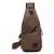 Import Fashion new  mens canvas casual Crossbody  chest bag  with USB Charging Port from China