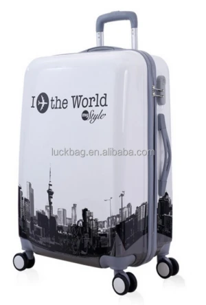 Fashion Wheeled Trolley Luggage Case Bag with Low Price for Promotion