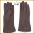 Import Fashion Women Cashmere Brown Cheap Touch Screen Wool Gloves with a Cute Flower on the Back from China