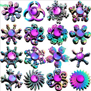 Fashion Zinc Alloy Colorful Hand Spinner / Fidget Spinner toy/ Metal Hand Fidget Spin Toy