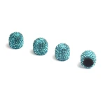 Fashionable Car Tire Valve Stem Cap Bling Valve Vap Dust Proof Luxury Car Accessories 4Pcs/Bag