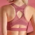 Import Fashionable stock mesh stock high impact sports bra ladies knit yoga bra from China