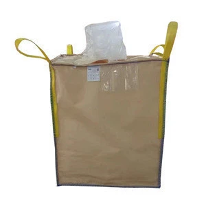 fibc manufacturer 1 ton big bag fill spout plastic jumbo bags customized pp woven bulk bag
