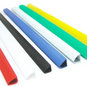 Filing Products A3 A5 L U Shape Plastic extrusion profile PVC Slide Binder Bar Folder Plastic Slide Binder