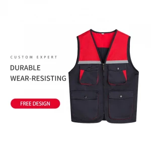 fishing Custom logo oversize unisex hunting reflective mens vests