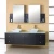Import Floor mounted double sink modern cabinet bathroom vanity from China