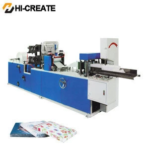 Folding paper napkin making production machine for sale