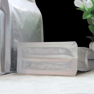 Food Grade Custom Logo Plastic Printing Kraft Paper Aluminum Foil Zipper Tea Packaging Bag