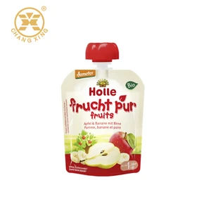 Food grade FDA grade baby puree plastic pouch with spout