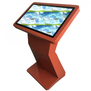 For hotel 32 inch/43 inch/55 inch computer single display interactive advertising information stand LCD TV touch screen kiosk