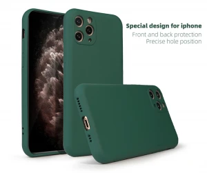 For iPhone 11 Silicone Case Skin Liquid Silicone Rubber Gel Soft Phone Case For iPhone 11 Pro Max