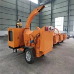 Forestry machinery wood chipper machine/mobile wood chipper for sale