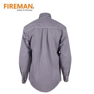 FR type  flame resistant flame resistant plaid work shirt FRC clothing