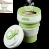 Free Sample Custom Wholesale Silicone Collapsible Cups For Coffee And Tea