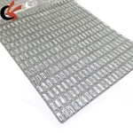 FUCUN Garment High Quality 24*40cm Self Adhesive Hot Fix Heat Transfer Crystal Glass Rhinestone Sheet