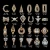 Import Funail Wholesale 3D Luxury Metal Jewelry Decals Shiny Alloy  Nail Art Zircon Decorations from China