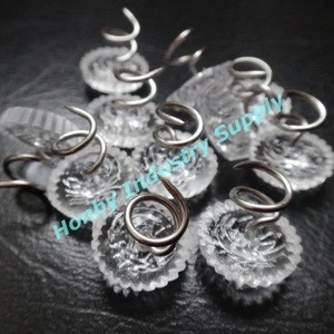Furniture accessories 13mm clear twist pins for upholstery