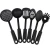 Import FX-AA164 Kitchen Spatula -Nylon Slotted Turner - Sturdy Handle kitchen cooking tools (black) from China