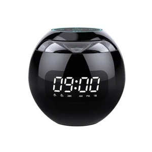 G90S Mini Bluetooth Speaker Portable Column Wireless Speaker Sound box with LED Display Alarm Clock For TF Card Music Play