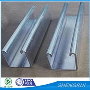 galvanized c channel steel profile manufacture