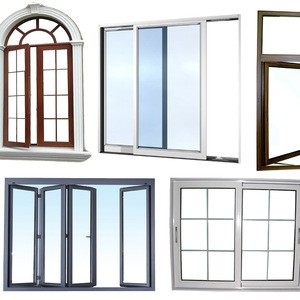 Gaoming Aluminum or pvc profile double glazed window and door frame